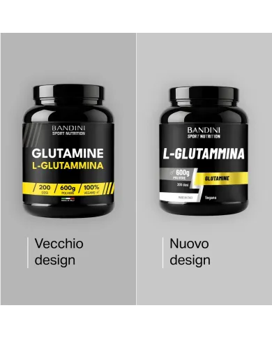 Glutammina polvere 600g - Aminoacido per recupero muscolare