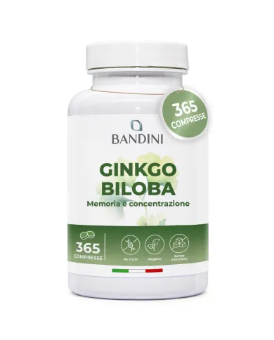 Ginkgo Biloba Ginseng siberiano - 365 compresse