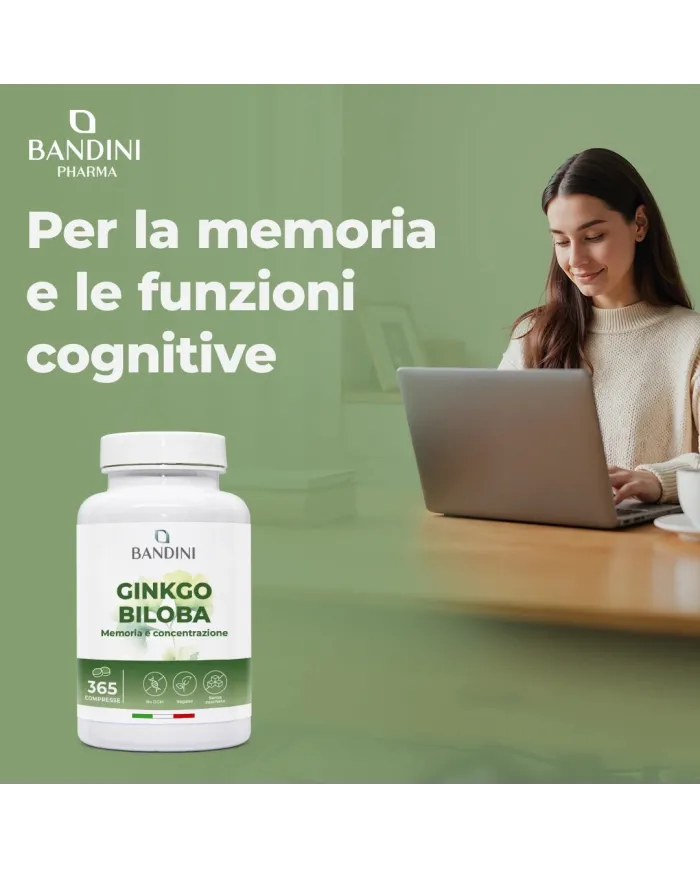 Ginkgo Biloba Ginseng siberiano - 365 compresse