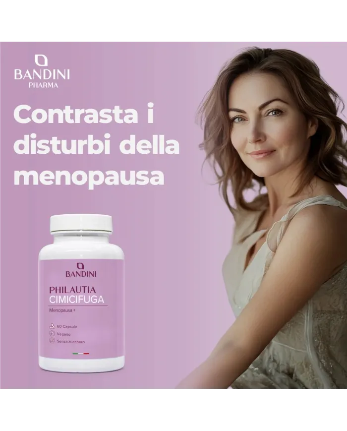 Cimicifuga in capsule per i sintomi della menopausa