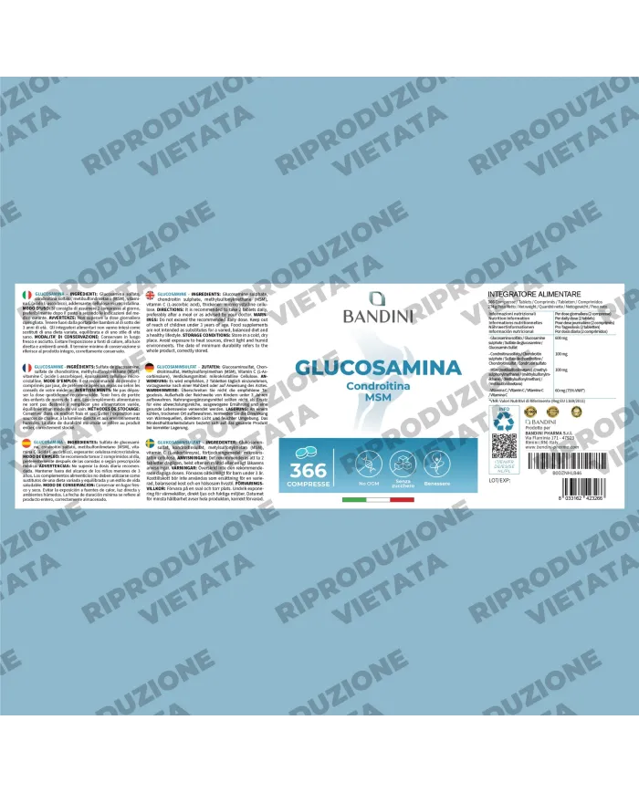 Glucosamina condroitina compresse per le Articolazioni