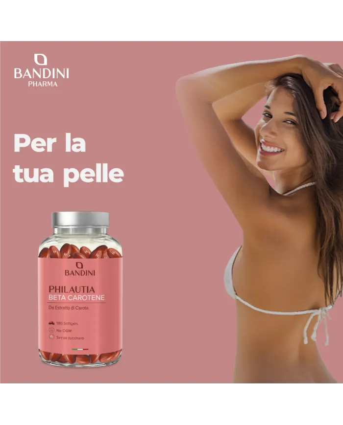 Betacarotene softgel integratore per l'abbronzatura e la pelle