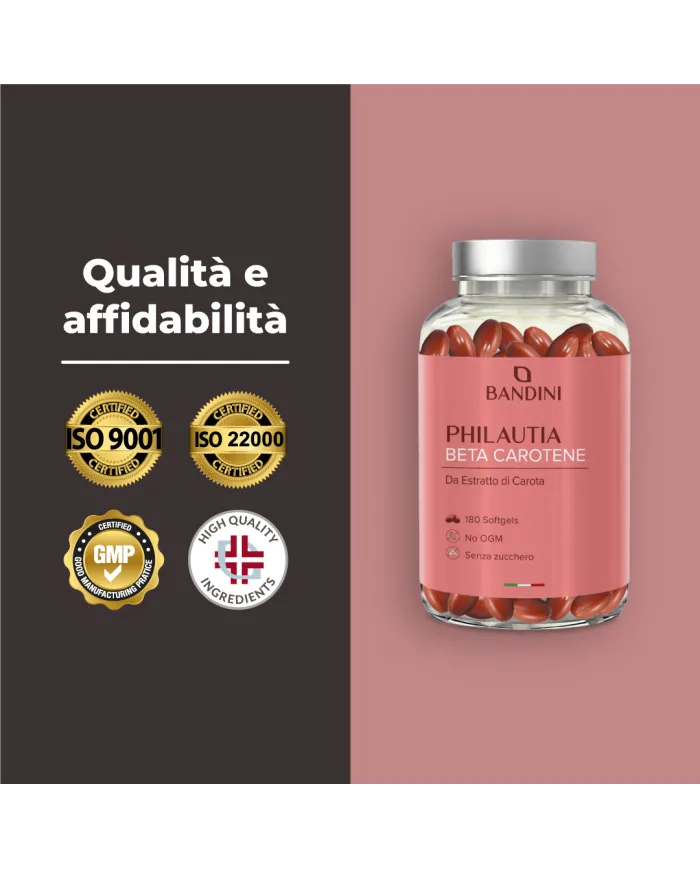 Betacarotene softgel integratore per l'abbronzatura e la pelle