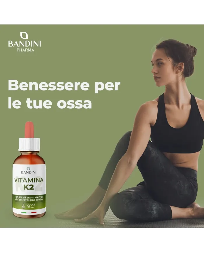 Vitamina K2 MK-7 gocce per Ossa e Coagulazione normali