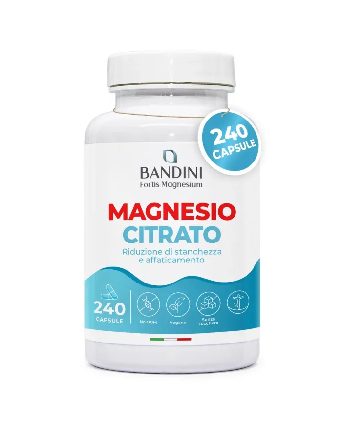 Magnesio citrato in capsule per la Stanchezza