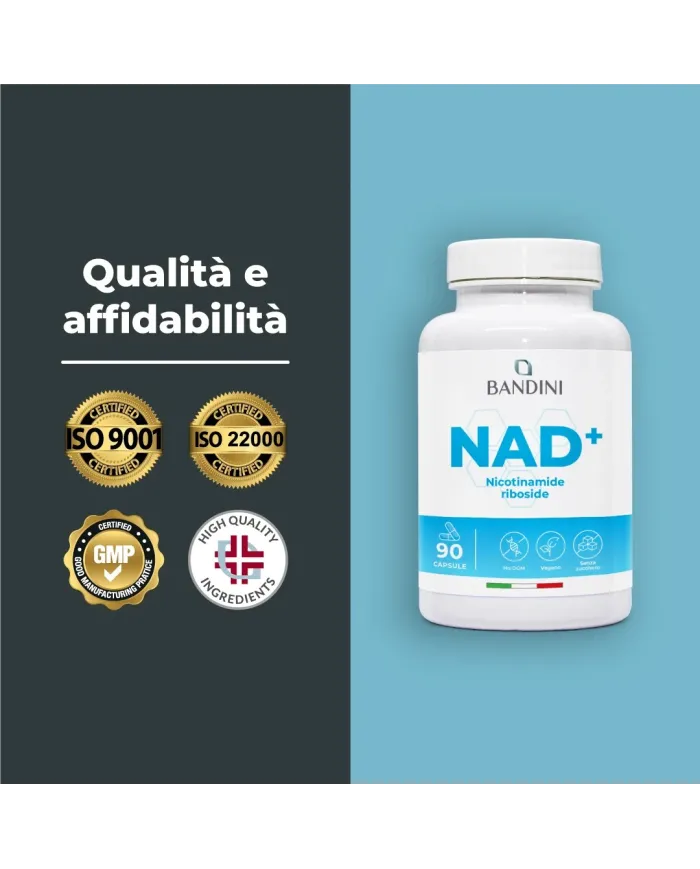 NAD+ Nicotinamide riboside cloruro 300mg - 90 capsule