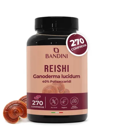 Reishi Fungo Ganoderma Lucidum in compresse