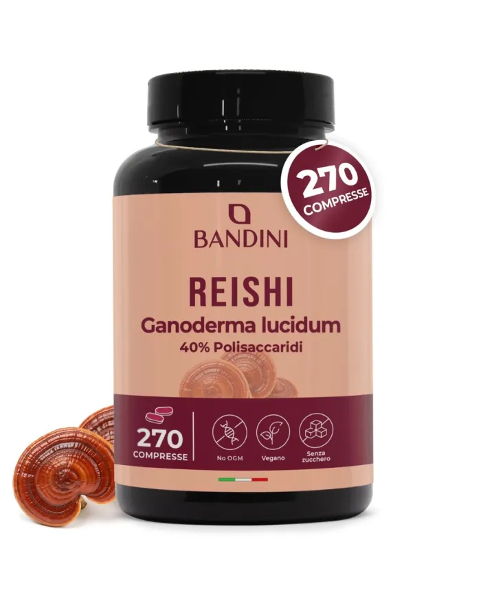 Reishi Fungo Ganoderma Lucidum in compresse