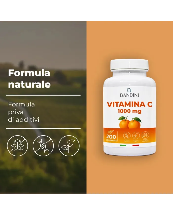 Vitamina C 200 compresse per le difese immunitarie