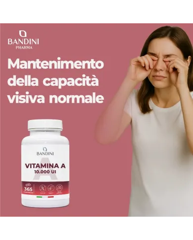 Vitamina A 365 compresse per pelle, vista, metabolismo del ferro