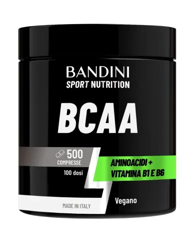 BCAA 500 compresse di aminoacidi ramificati per lo Sport