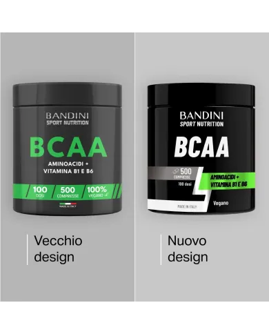 BCAA 500 compresse di aminoacidi ramificati per lo Sport