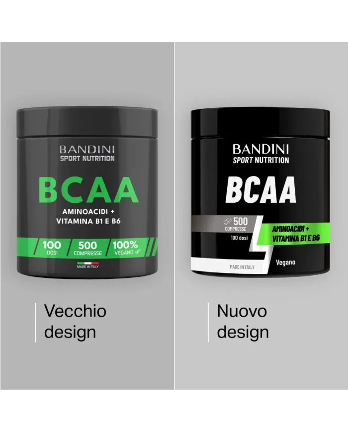 BCAA 500 compresse di aminoacidi ramificati per lo Sport