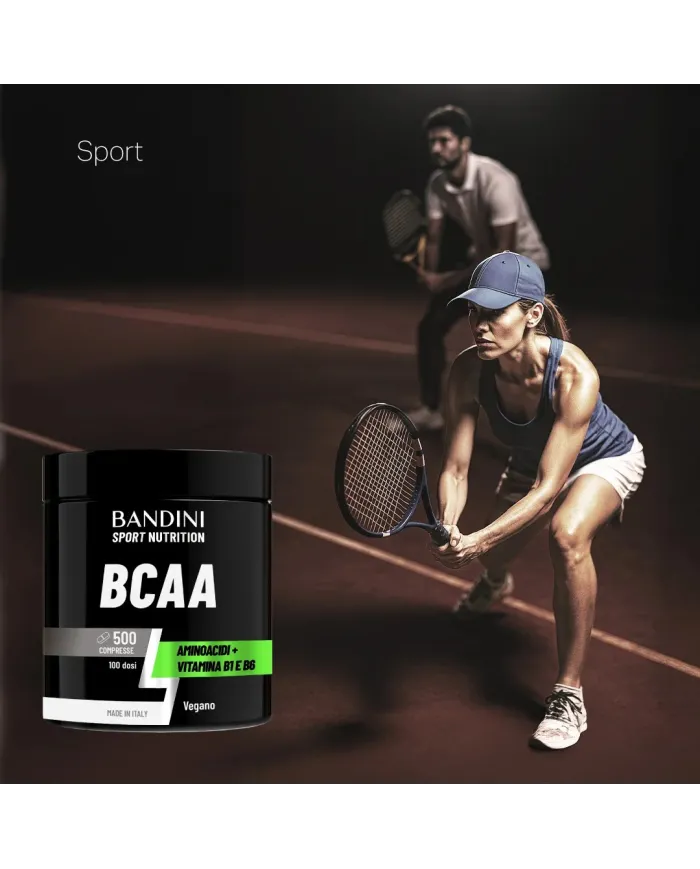 BCAA 500 compresse di aminoacidi ramificati per lo Sport