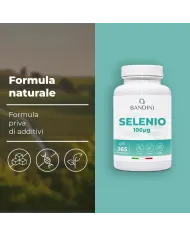 Selenium 100μg supplement 365 tablets for one year supply