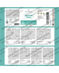 Selenium 100μg supplement 365 tablets for one year supply