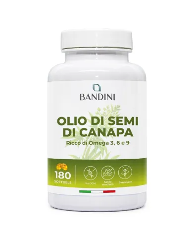 Hemp seed oil cold-pressed - 180 softgels