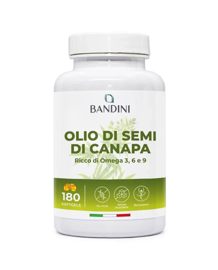Olio di semi di canapa - 180 softgel