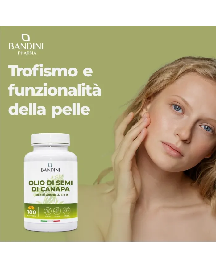 Olio di semi di canapa - 180 softgel