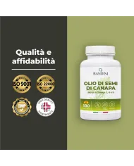 Hemp seed oil cold-pressed - 180 softgels