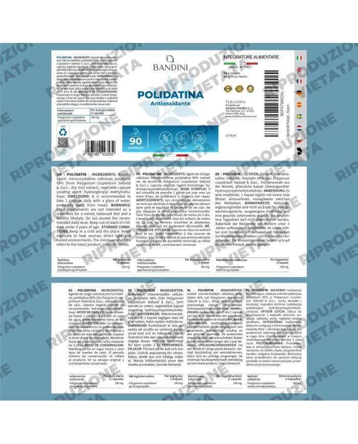 Polidatina 90 capsule | Antiossidante da Polygonum cuspidatum