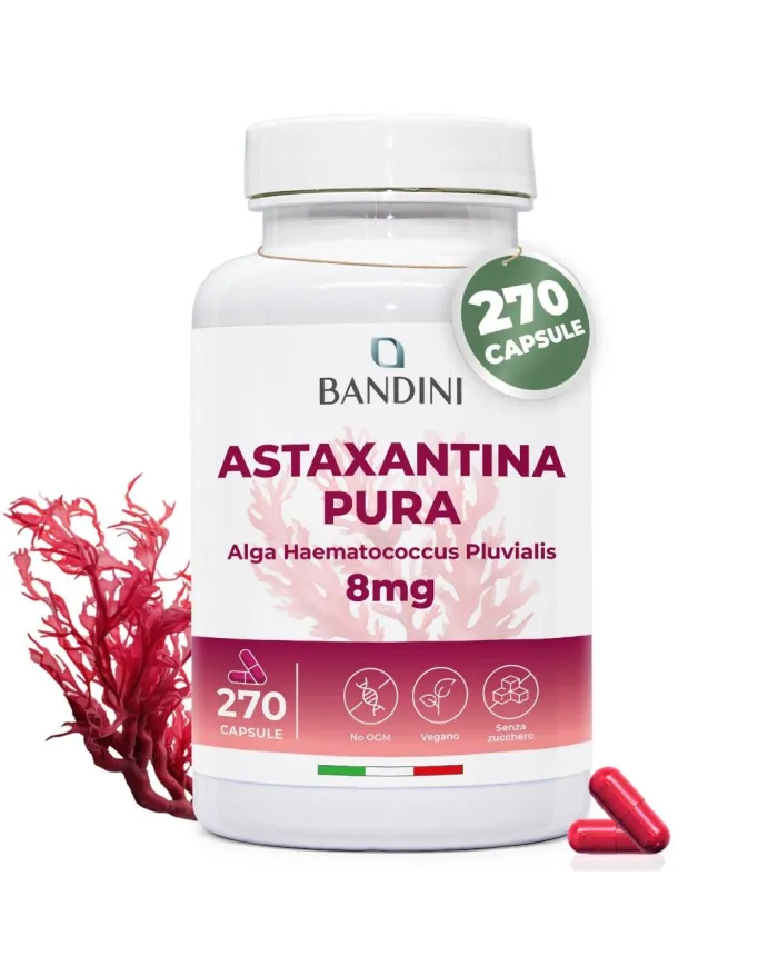 Astaxantina 8mg 270 capsule | Oleoresina antiossidante