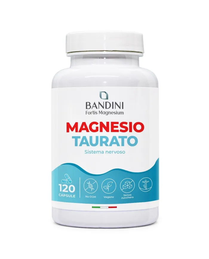 Magnesio taurato 120 capsule per il sistema nervoso