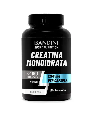Creatina Monoidrata 180 Capsule per sportivi