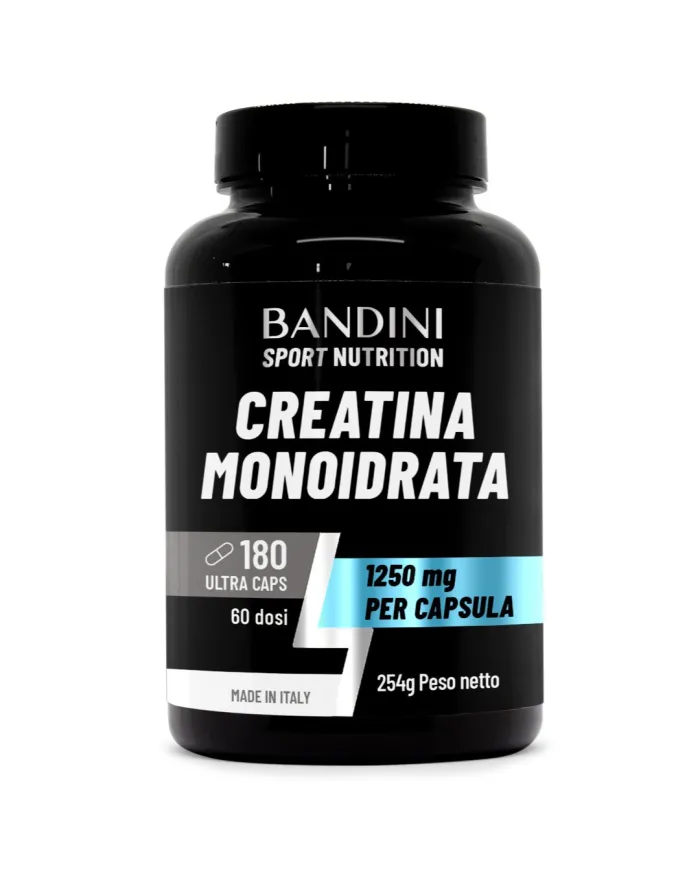 Creatine Monohydrate 180 Capsules for athletes