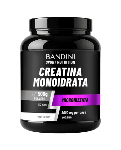 Creatina monoidrato in polvere 500g per allenamento intenso