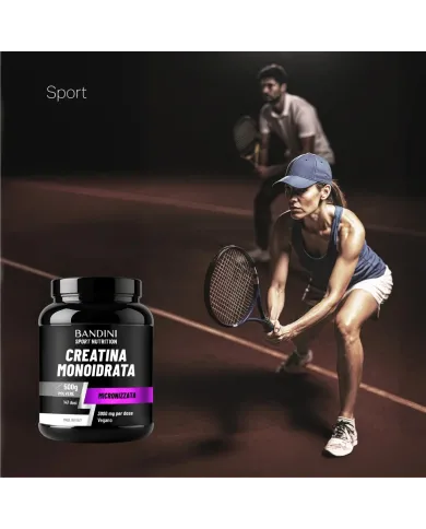 Creatina monoidrato in polvere 500g per allenamento intenso