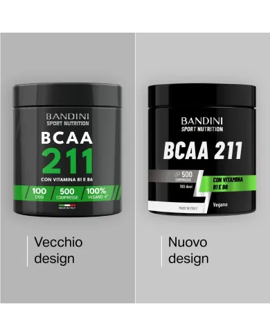 BCAA 2:1:1 da 500 Compresse - Intra Pre & Post Workout potente