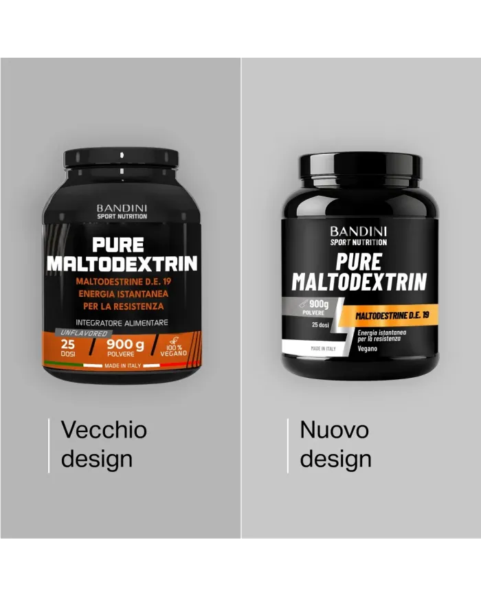 Maltodestrine Pure in polvere da 900gr | Integratore di Carboidrati