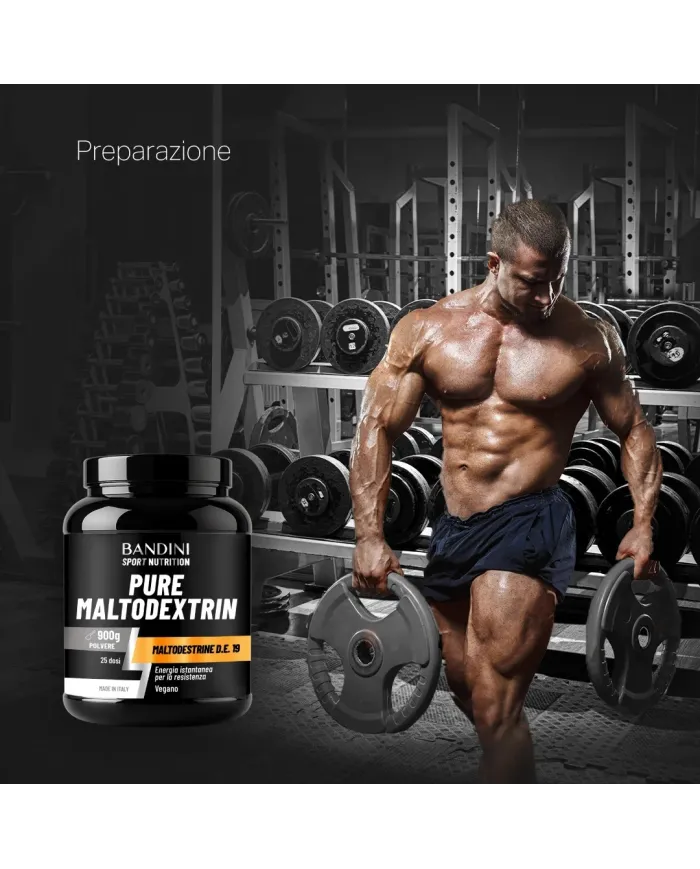 Maltodestrine Pure in polvere da 900gr | Integratore di Carboidrati