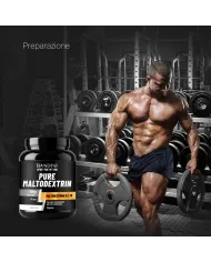 Maltodestrine Pure in polvere da 900gr | Integratore di Carboidrati