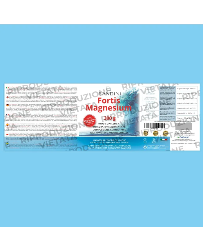 Fortis Magnesium 300gr - Forte lassativo stitichezza, ansia e stress