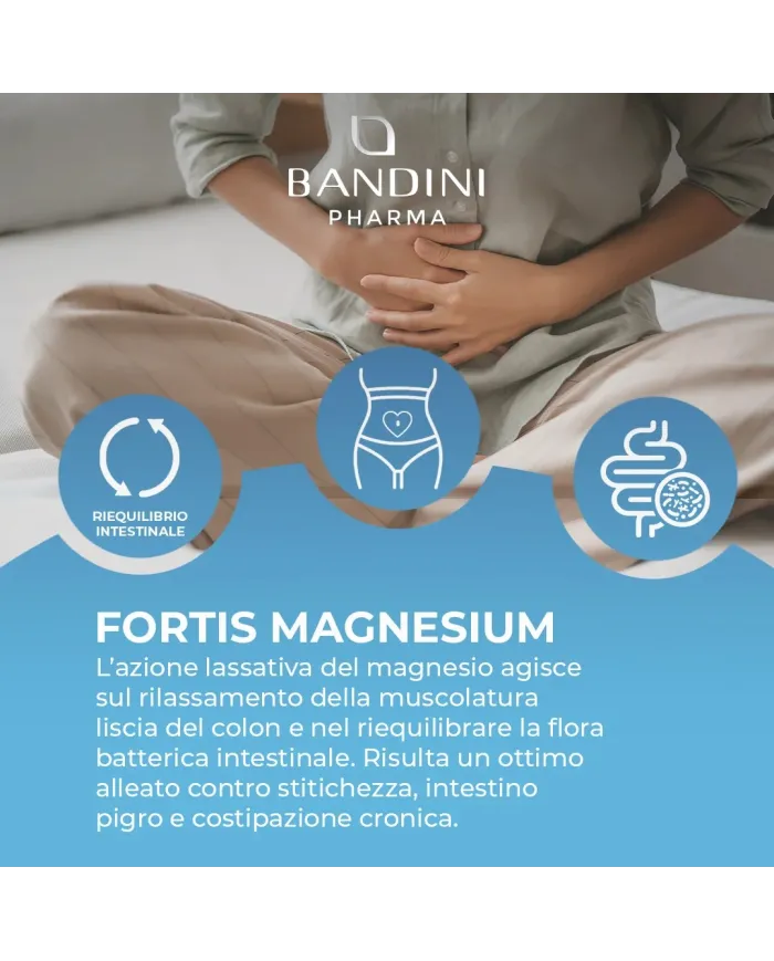 Fortis Magnesium 300gr - Forte lassativo stitichezza, ansia e stress