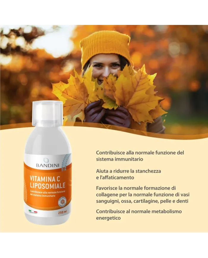 Bandini® Vitamina C Liposomiale liquida 250ml -Difese Immunitarie