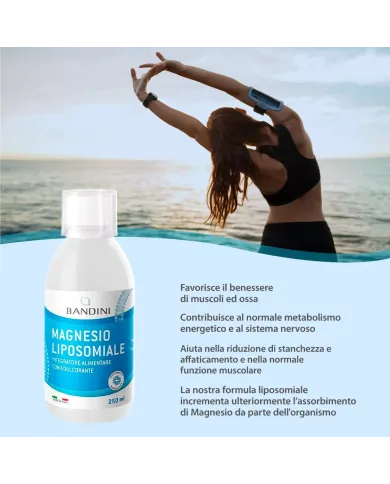 Bandini® - Magnesio Liposomiale 250ml liquido - Alto Assorbimento