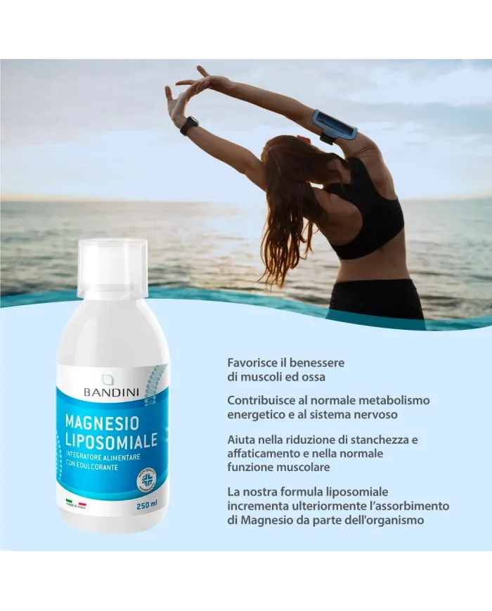 Bandini® - Magnesio Liposomiale 250ml liquido - Alto Assorbimento