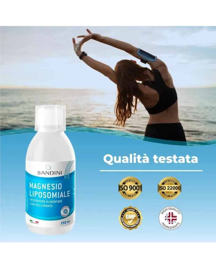 Bandini® - Magnesio Liposomiale 250ml liquido - Alto Assorbimento