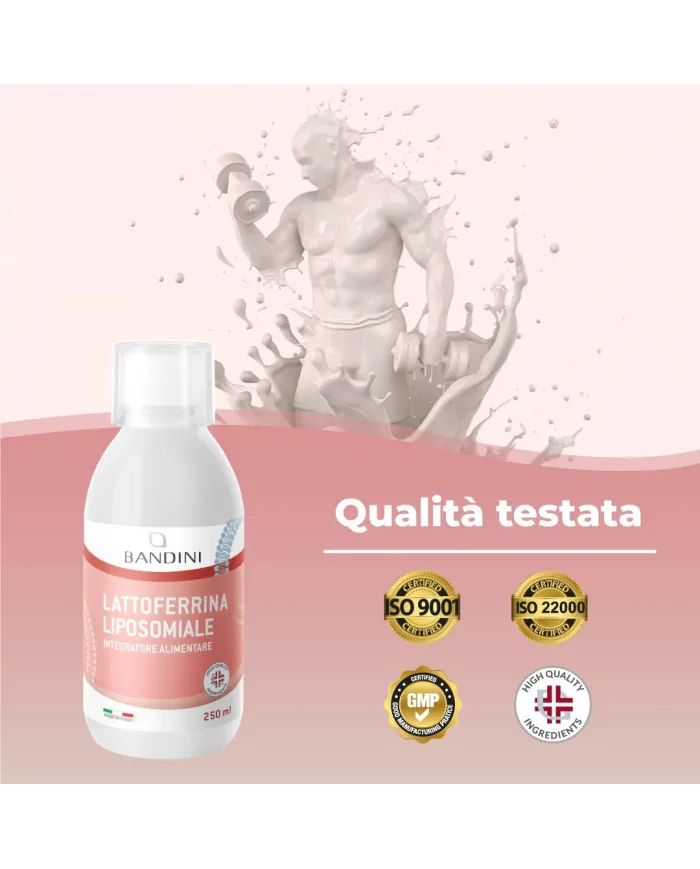 Bandini® Lattoferrina liposomiale liquida 250ml - Alto assorbimento