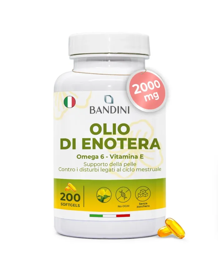 Olio di Enotera 200 Perle - Disturbi Mestruali & Menopausa