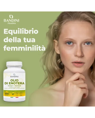 Olio di Enotera 200 Perle - Disturbi Mestruali & Menopausa