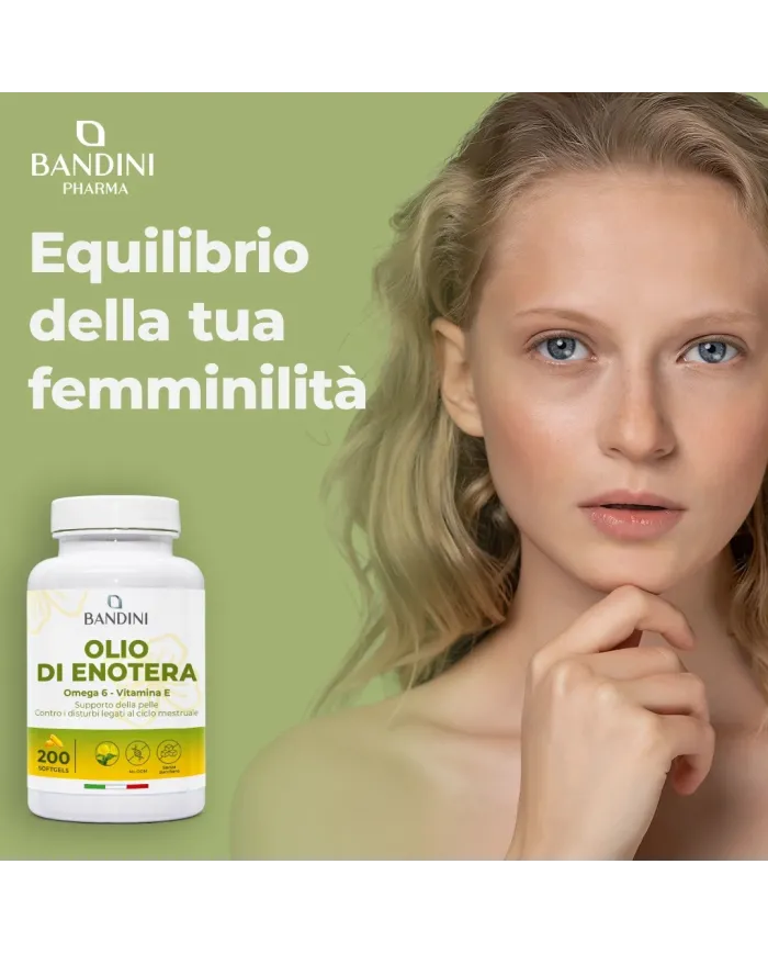 Olio di Enotera 200 Perle - Disturbi Mestruali & Menopausa