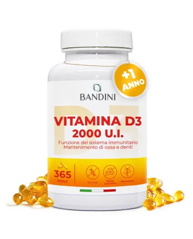 Vitamina D3 365 softgels in Olio d'Oliva - Rinforza i tuoi muscoli