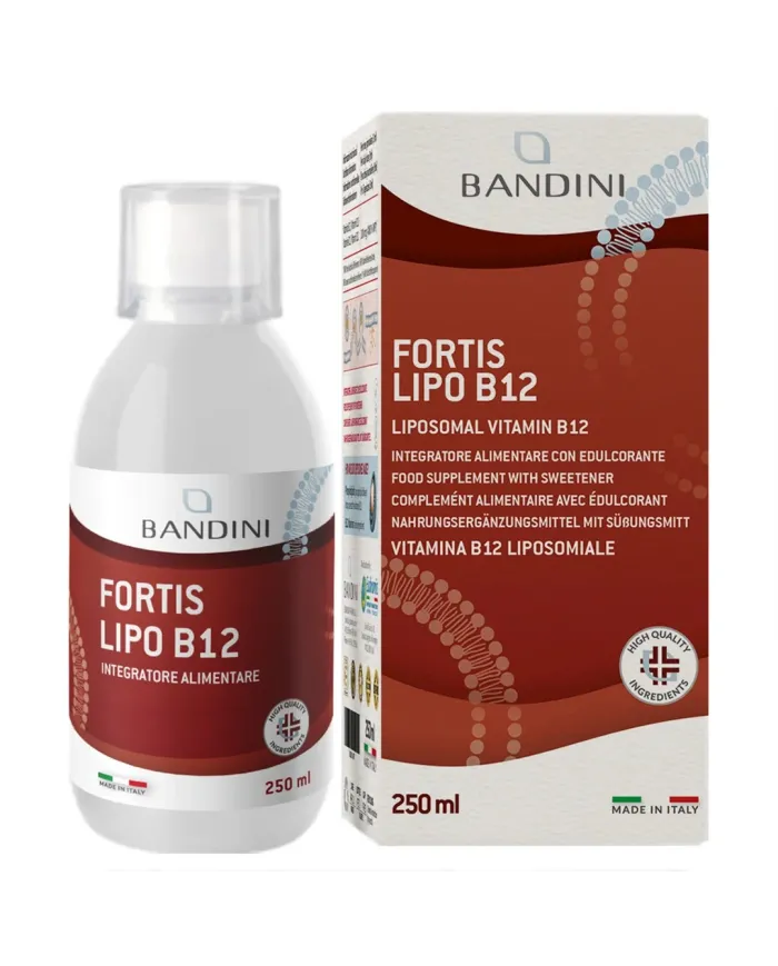 FORTIS LIPO B12 con formula Liposomiale Liquida 100% Vegan
