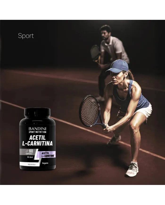 Acetil Carnitina - 60 Capsule - Per sportivi adulti - Performance Top