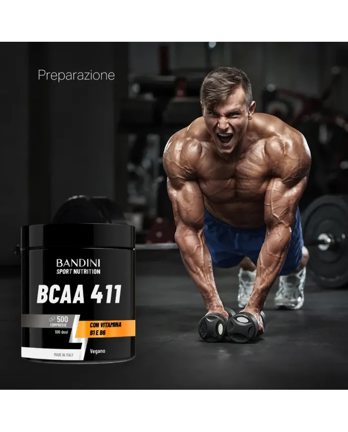 BCAA 4:1:1 500 Compresse - Recupero Muscolare & Pre Workout