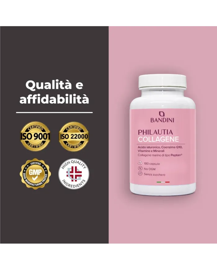 Collagene Peptan® e Acido Ialuronico 180 capsule